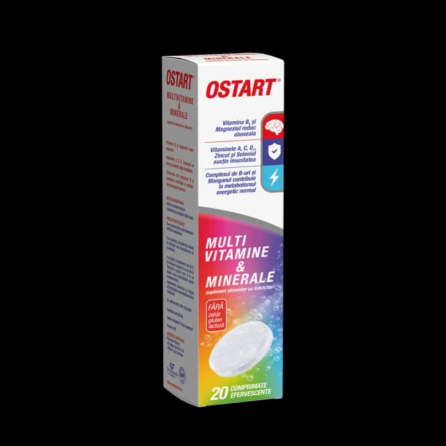 Ostart Multivitamine & minerale, efervescente