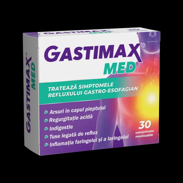 Gastimax MED 3 bls x 10 cpr masticabile